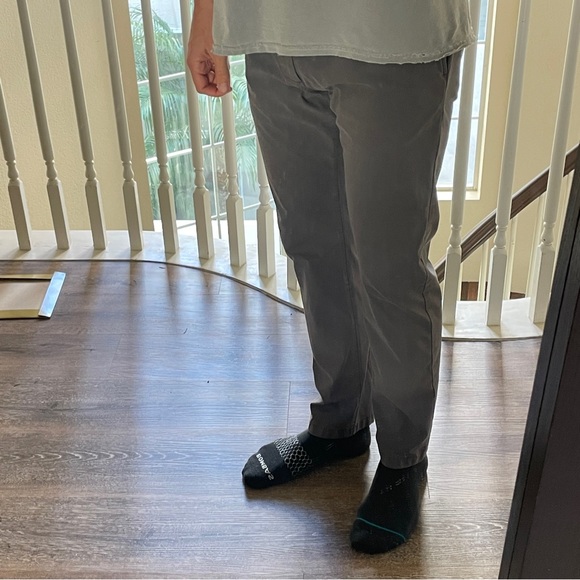 J Crew 484 Slim Chino Pants 32x30 Gray Stretch Cotton - Picture 3 of 9